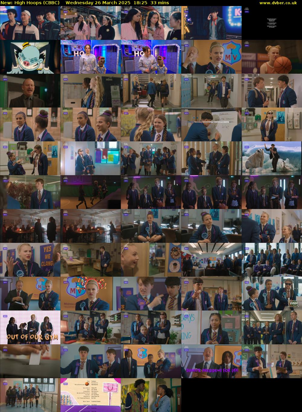 High Hoops (CBBC) Wednesday 26 March 2025 18:25 - 18:58