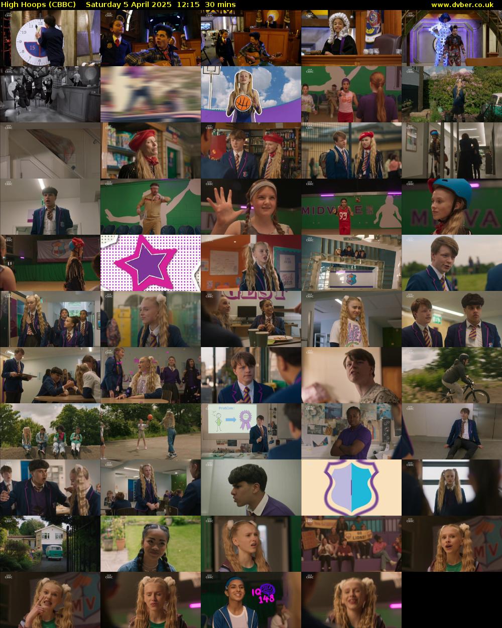 High Hoops (CBBC) Saturday 5 April 2025 12:15 - 12:45