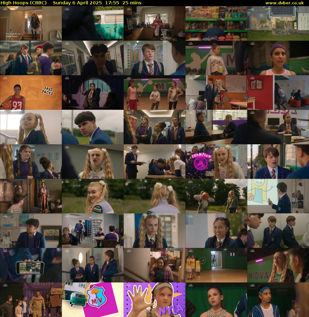 High Hoops (CBBC) Sunday 6 April 2025 17:55 - 18:20