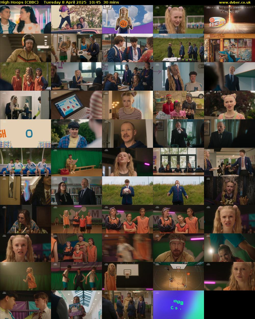 High Hoops (CBBC) Tuesday 8 April 2025 10:45 - 11:15