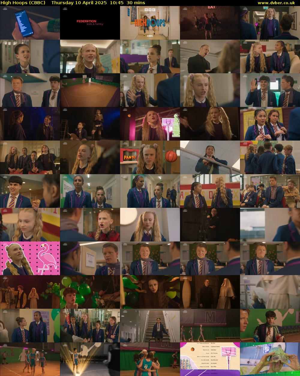 High Hoops (CBBC) Thursday 10 April 2025 10:45 - 11:15
