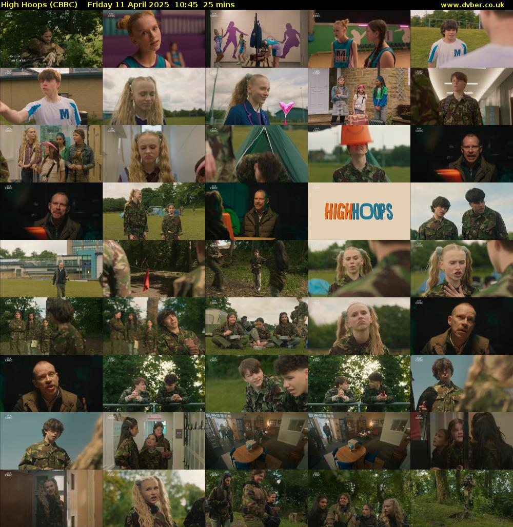 High Hoops (CBBC) Friday 11 April 2025 10:45 - 11:10