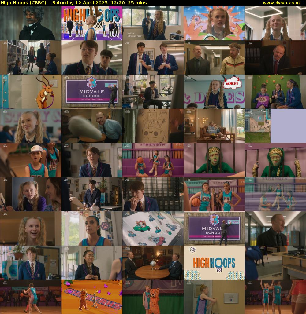 High Hoops (CBBC) Saturday 12 April 2025 12:20 - 12:45