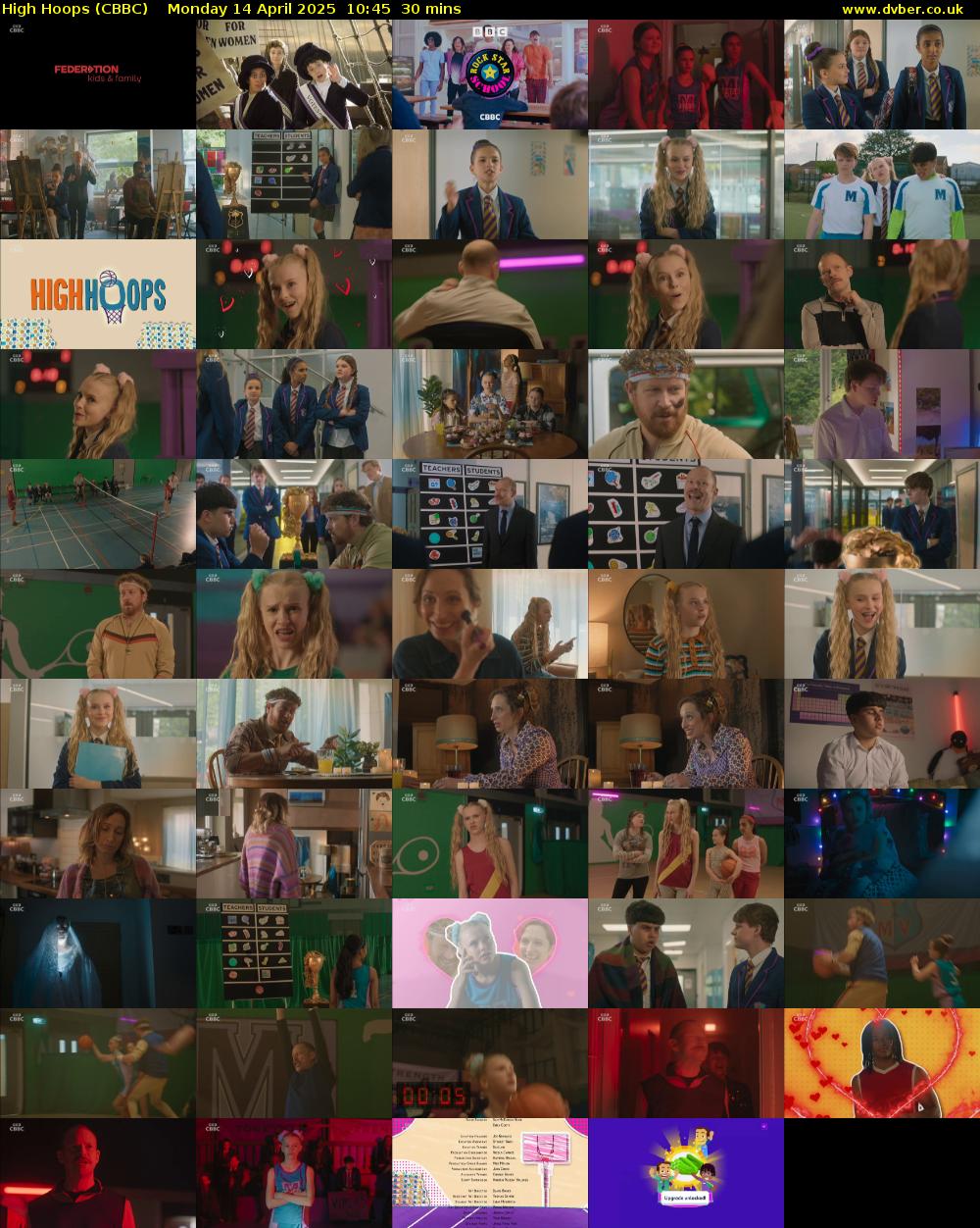 High Hoops (CBBC) Monday 14 April 2025 10:45 - 11:15