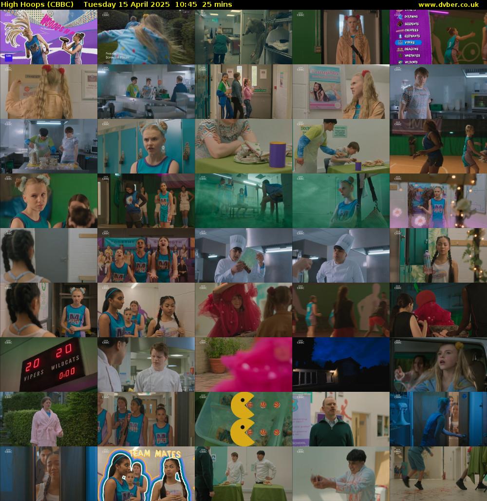 High Hoops (CBBC) Tuesday 15 April 2025 10:45 - 11:10
