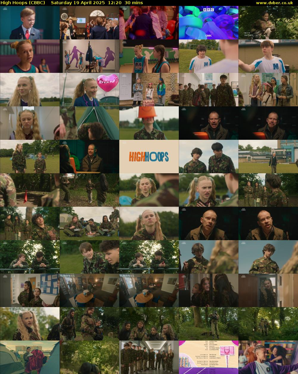 High Hoops (CBBC) Saturday 19 April 2025 12:20 - 12:50