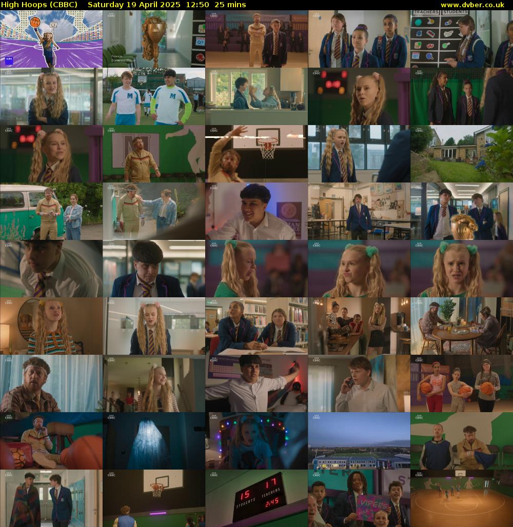 High Hoops (CBBC) Saturday 19 April 2025 12:50 - 13:15