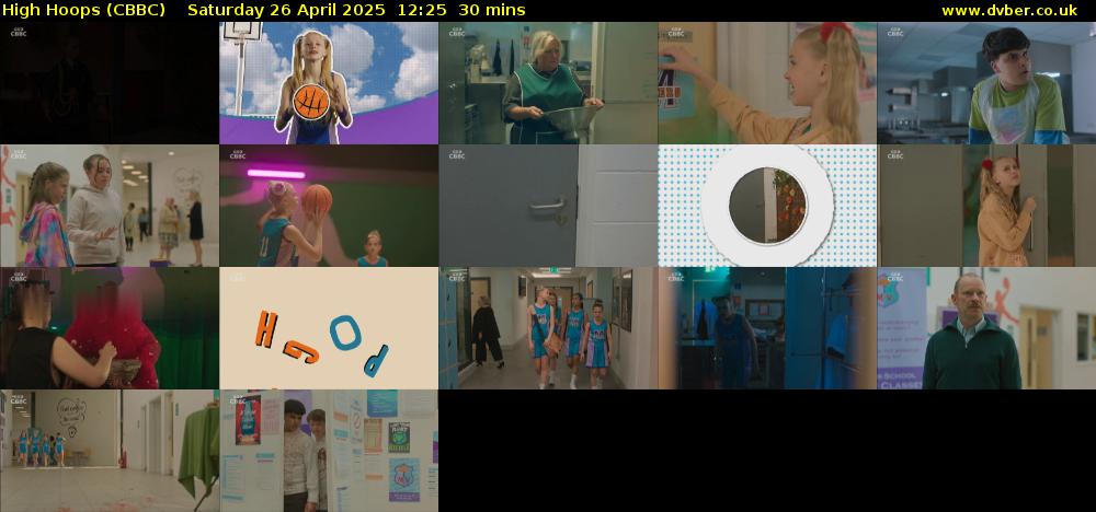 High Hoops (CBBC) Saturday 26 April 2025 12:25 - 12:55