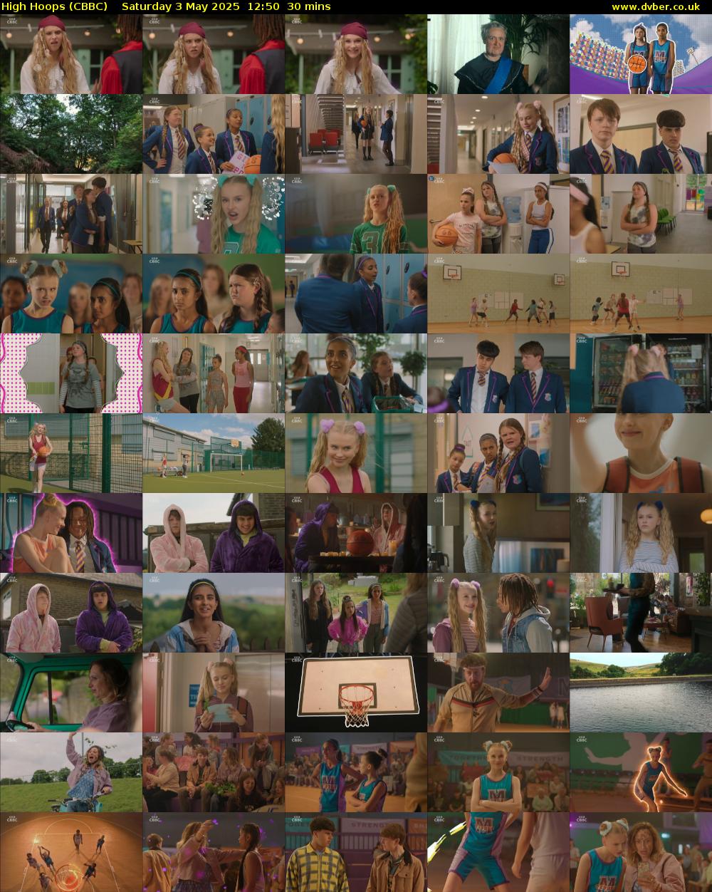 High Hoops (CBBC) Saturday 3 May 2025 12:50 - 13:20