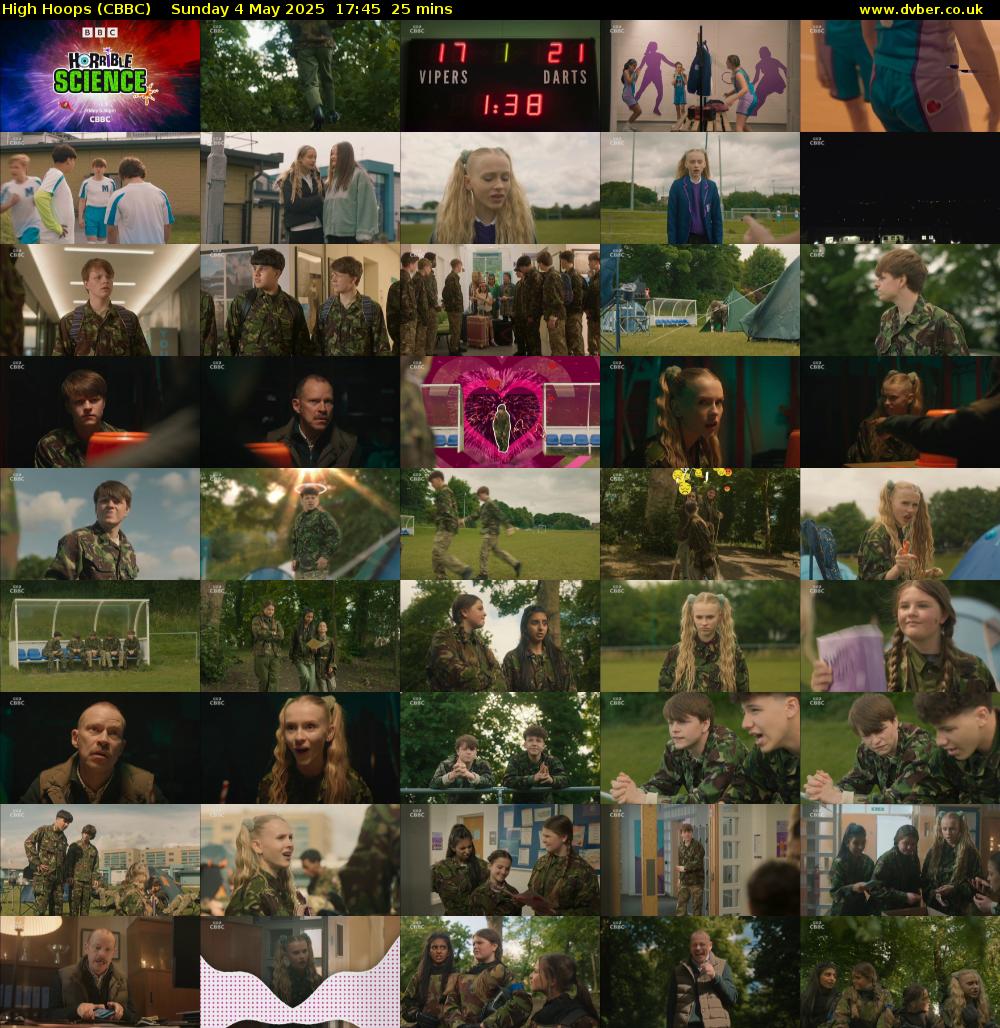 High Hoops (CBBC) Sunday 4 May 2025 17:45 - 18:10