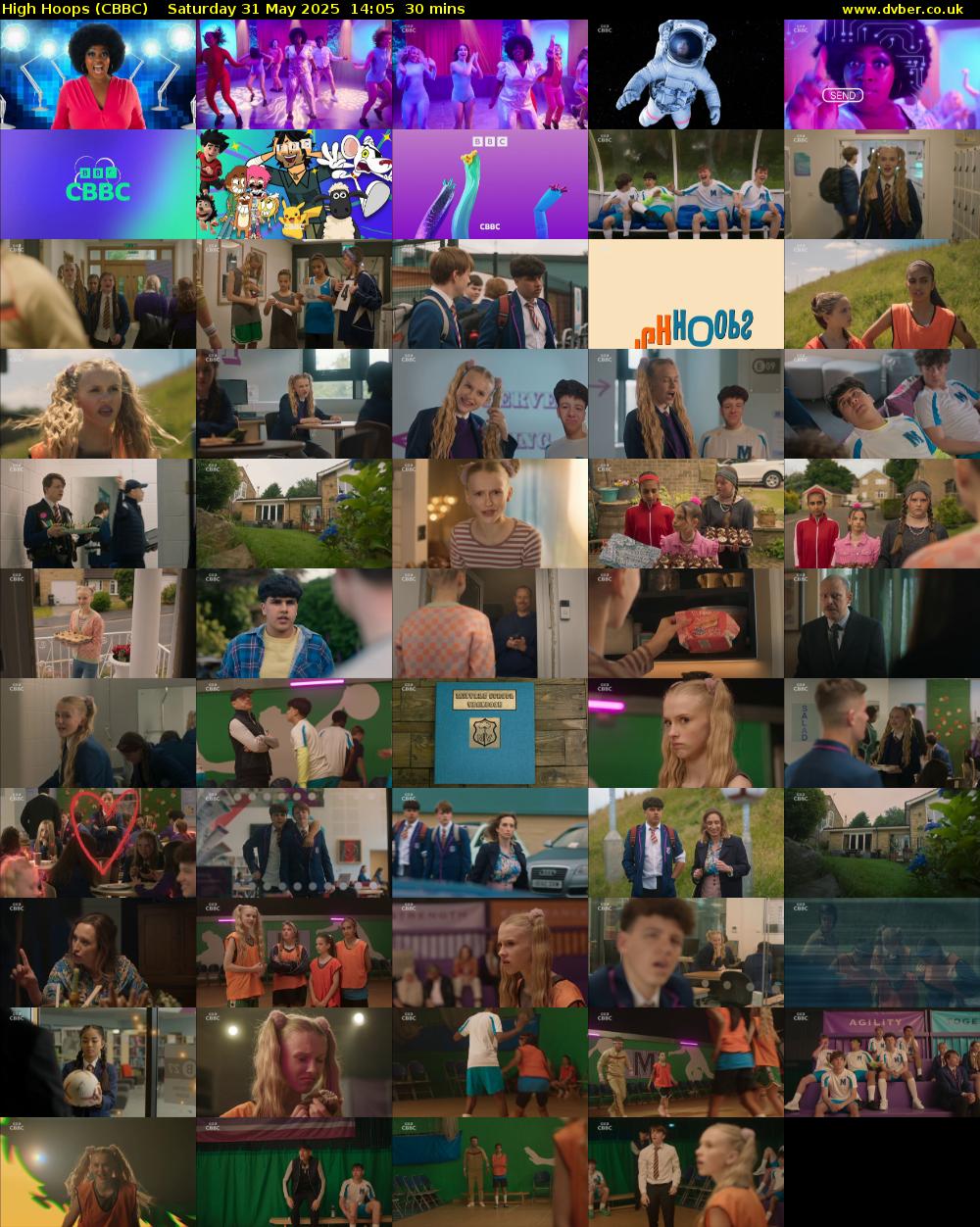 High Hoops (CBBC) Saturday 31 May 2025 14:05 - 14:35