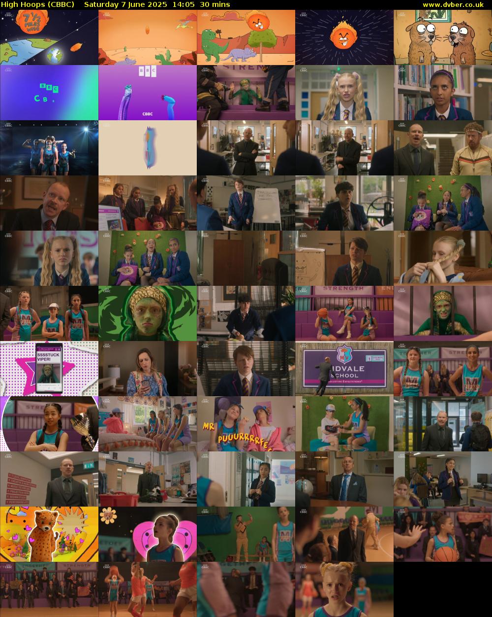 High Hoops (CBBC) Saturday 7 June 2025 14:05 - 14:35