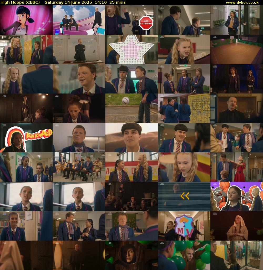 High Hoops (CBBC) Saturday 14 June 2025 14:10 - 14:35