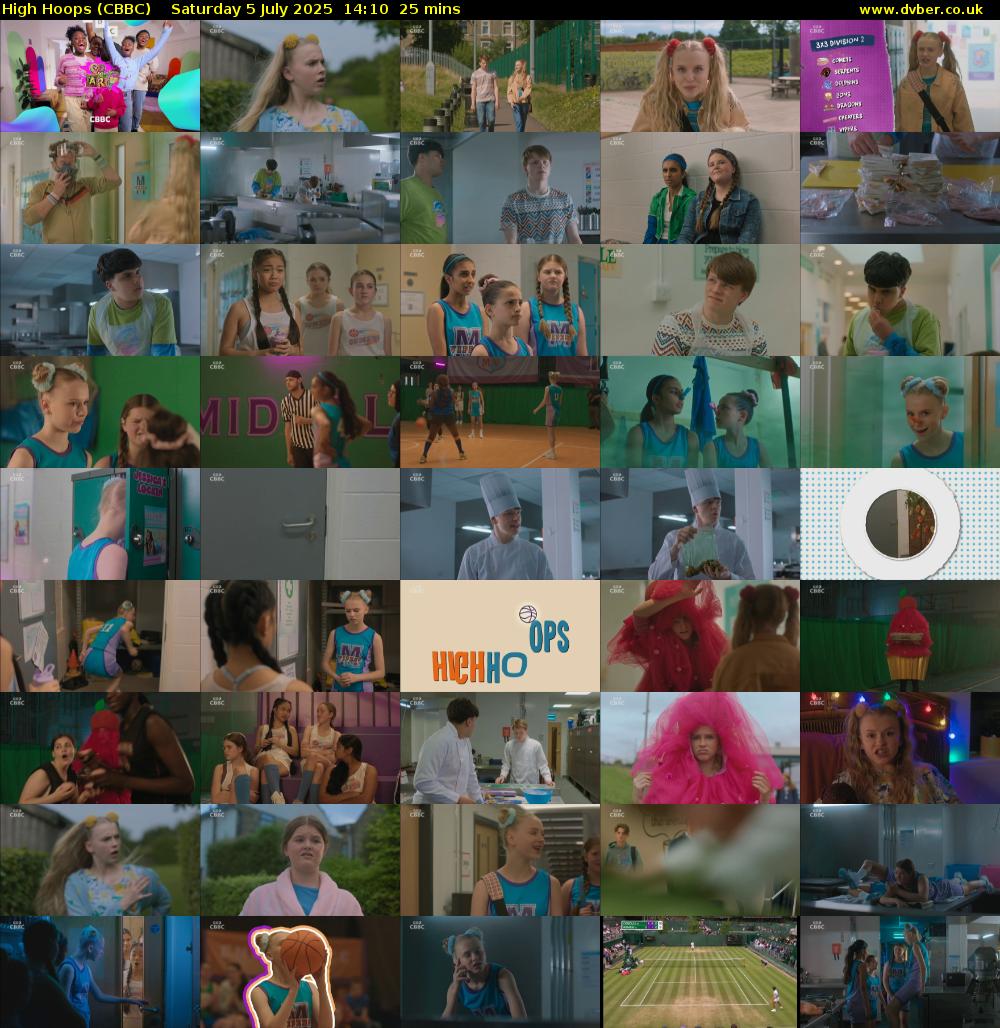 High Hoops (CBBC) Saturday 5 July 2025 14:10 - 14:35