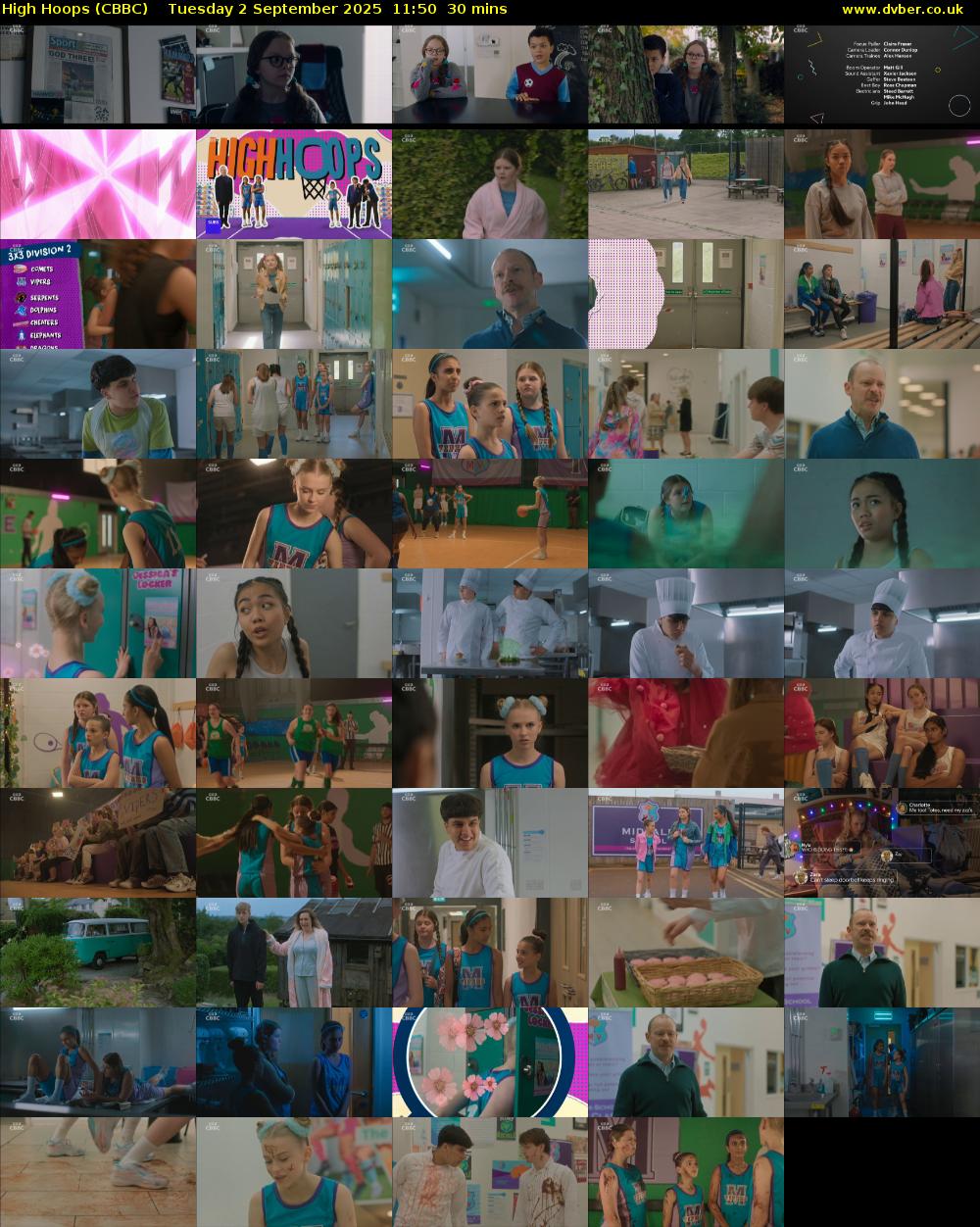 High Hoops (CBBC) Tuesday 2 September 2025 11:50 - 12:20