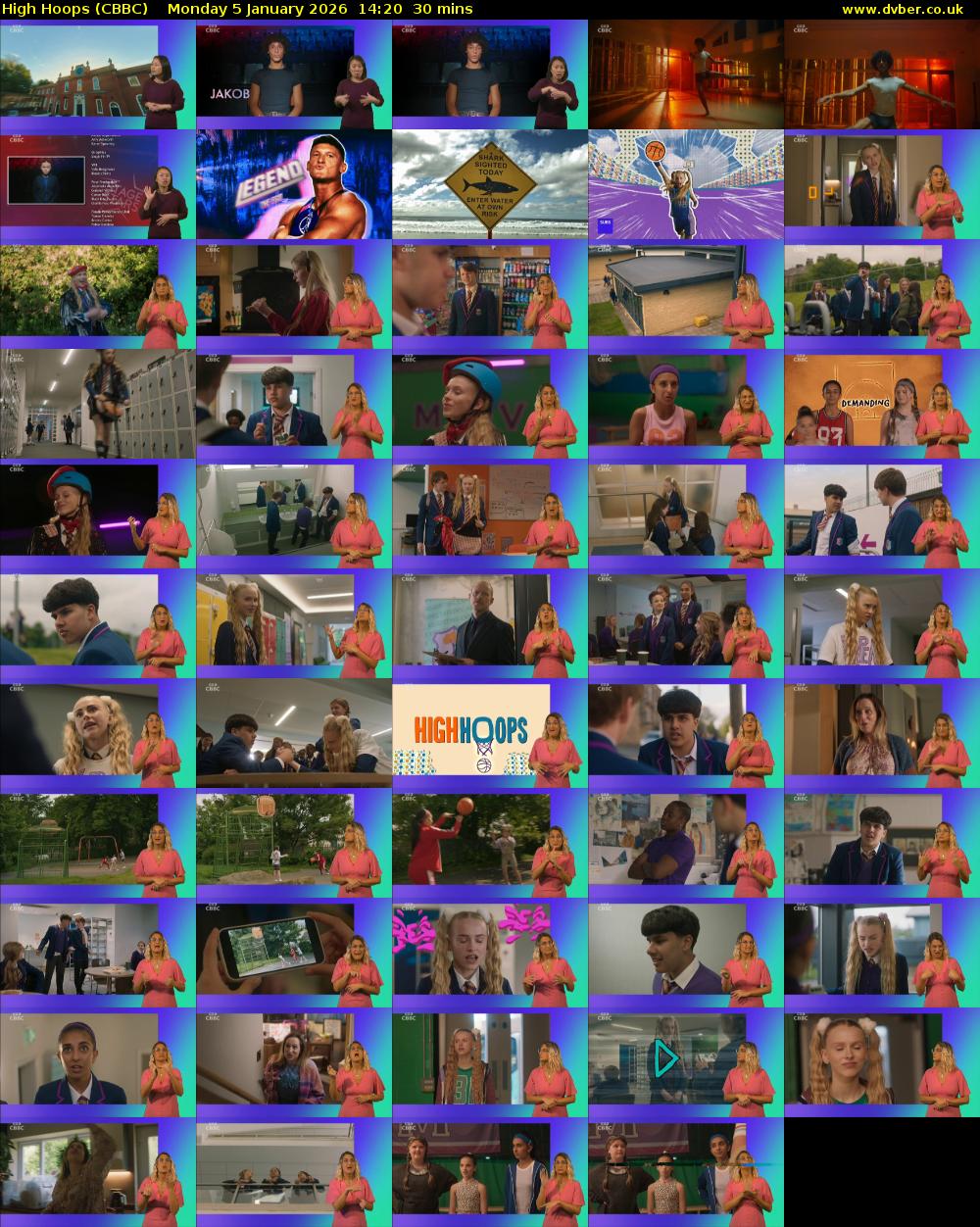 High Hoops (CBBC) Monday 5 January 2026 14:20 - 14:50