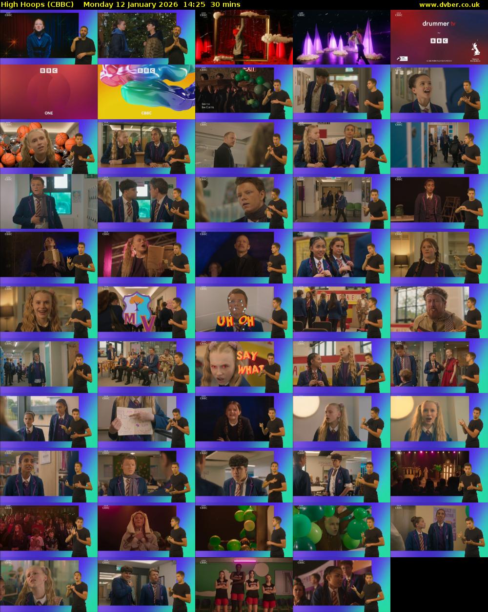 High Hoops (CBBC) Monday 12 January 2026 14:25 - 14:55