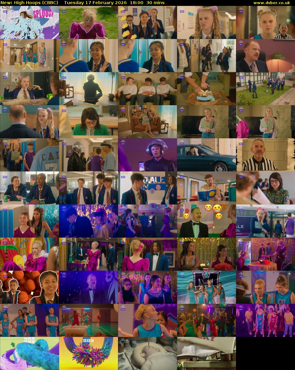 High Hoops (CBBC) Tuesday 17 February 2026 18:00 - 18:30