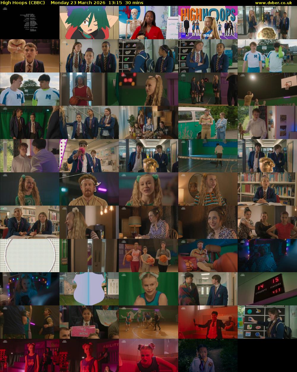 High Hoops (CBBC) Monday 23 March 2026 13:15 - 13:45