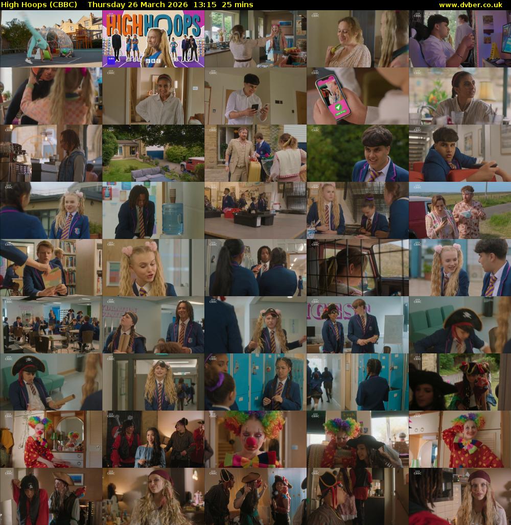 High Hoops (CBBC) Thursday 26 March 2026 13:15 - 13:40