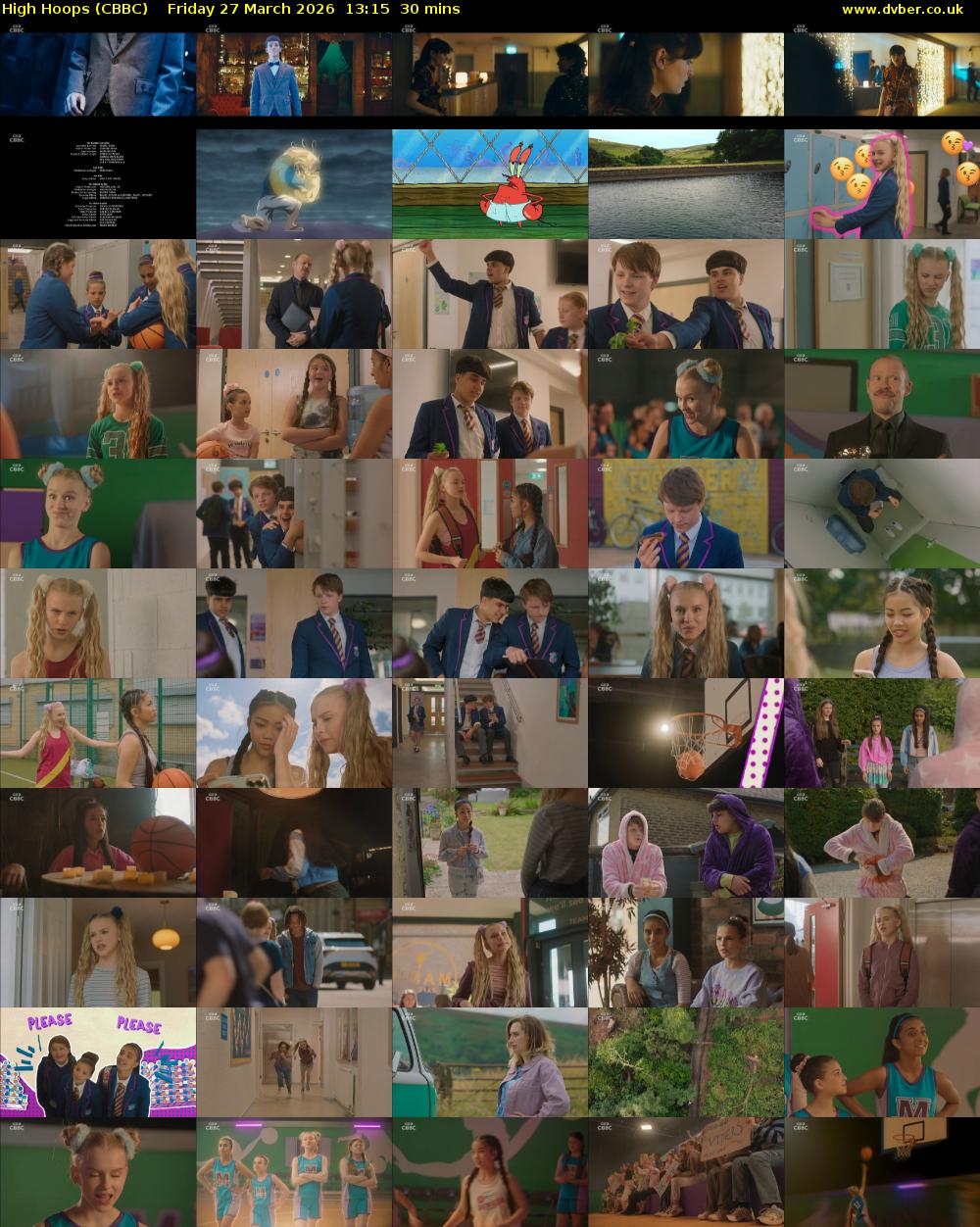 High Hoops (CBBC) Friday 27 March 2026 13:15 - 13:45