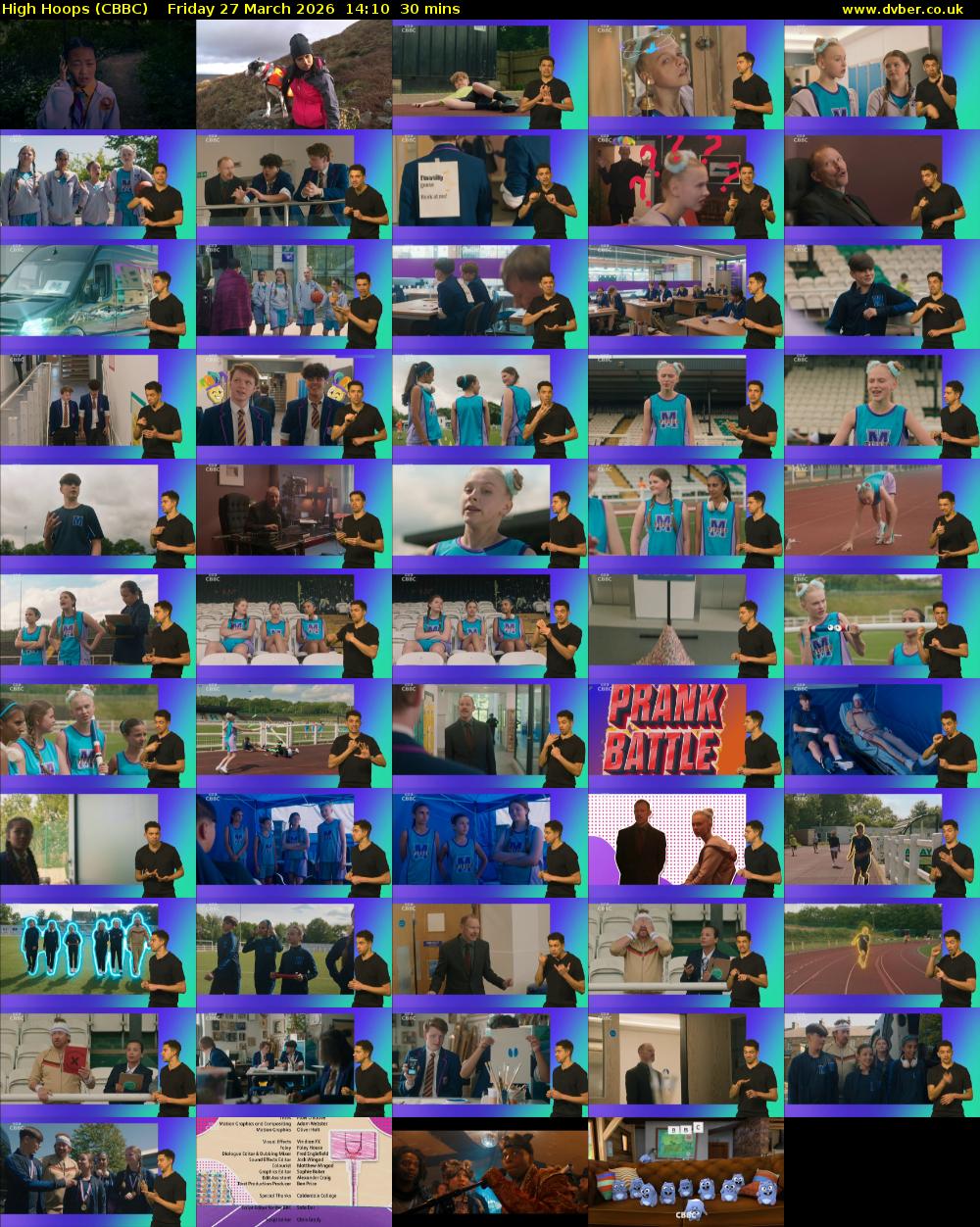 High Hoops (CBBC) Friday 27 March 2026 14:10 - 14:40