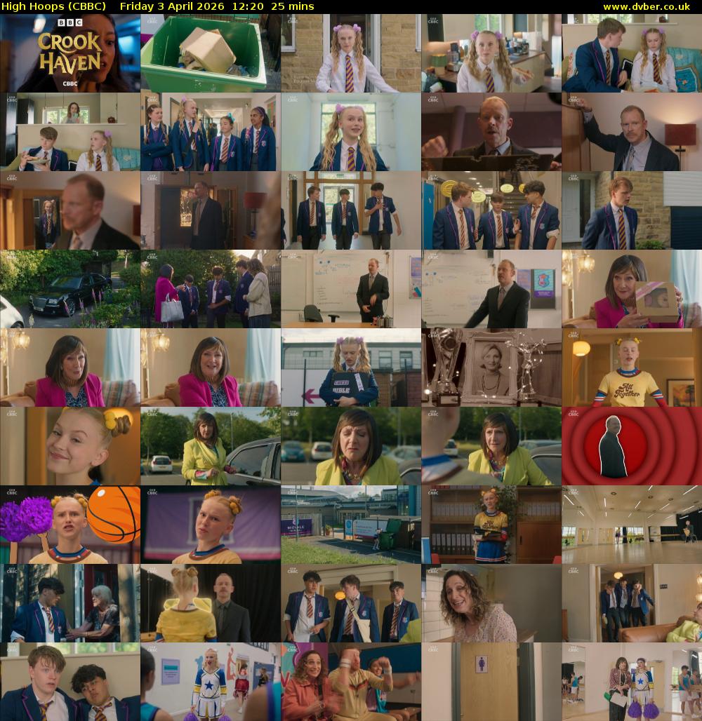 High Hoops (CBBC) Friday 3 April 2026 12:20 - 12:45