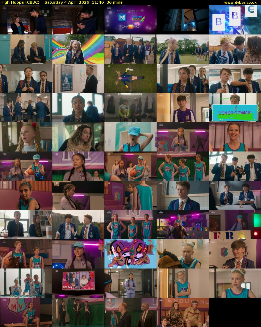 High Hoops (CBBC) Saturday 4 April 2026 11:40 - 12:10