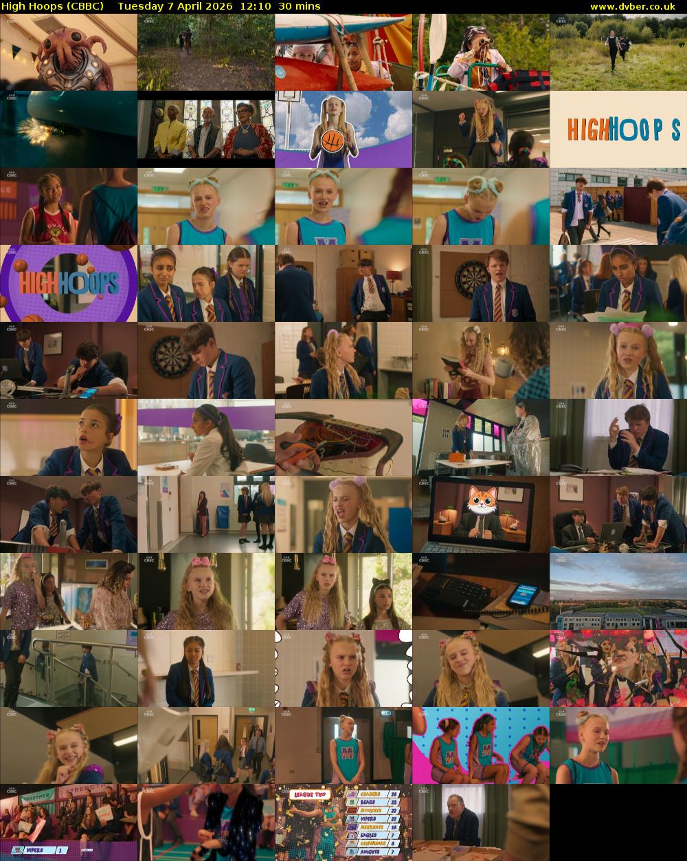 High Hoops (CBBC) Tuesday 7 April 2026 12:10 - 12:40
