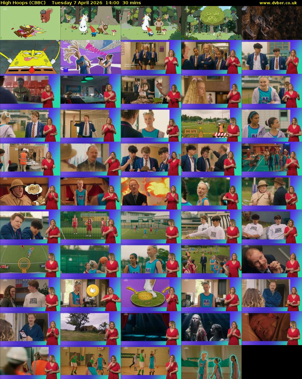 High Hoops (CBBC) Tuesday 7 April 2026 14:00 - 14:30