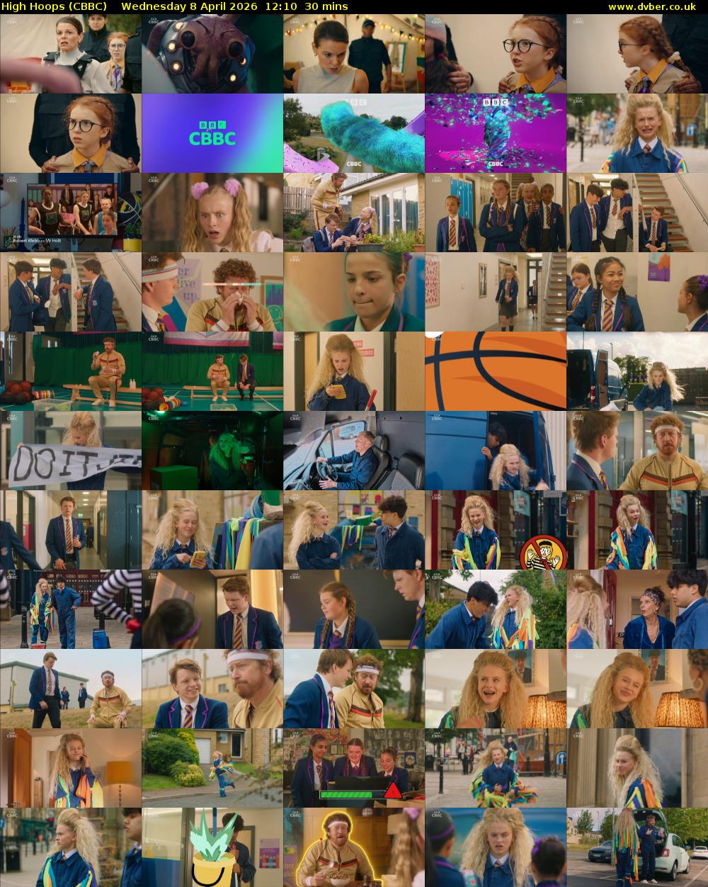 High Hoops (CBBC) Wednesday 8 April 2026 12:10 - 12:40