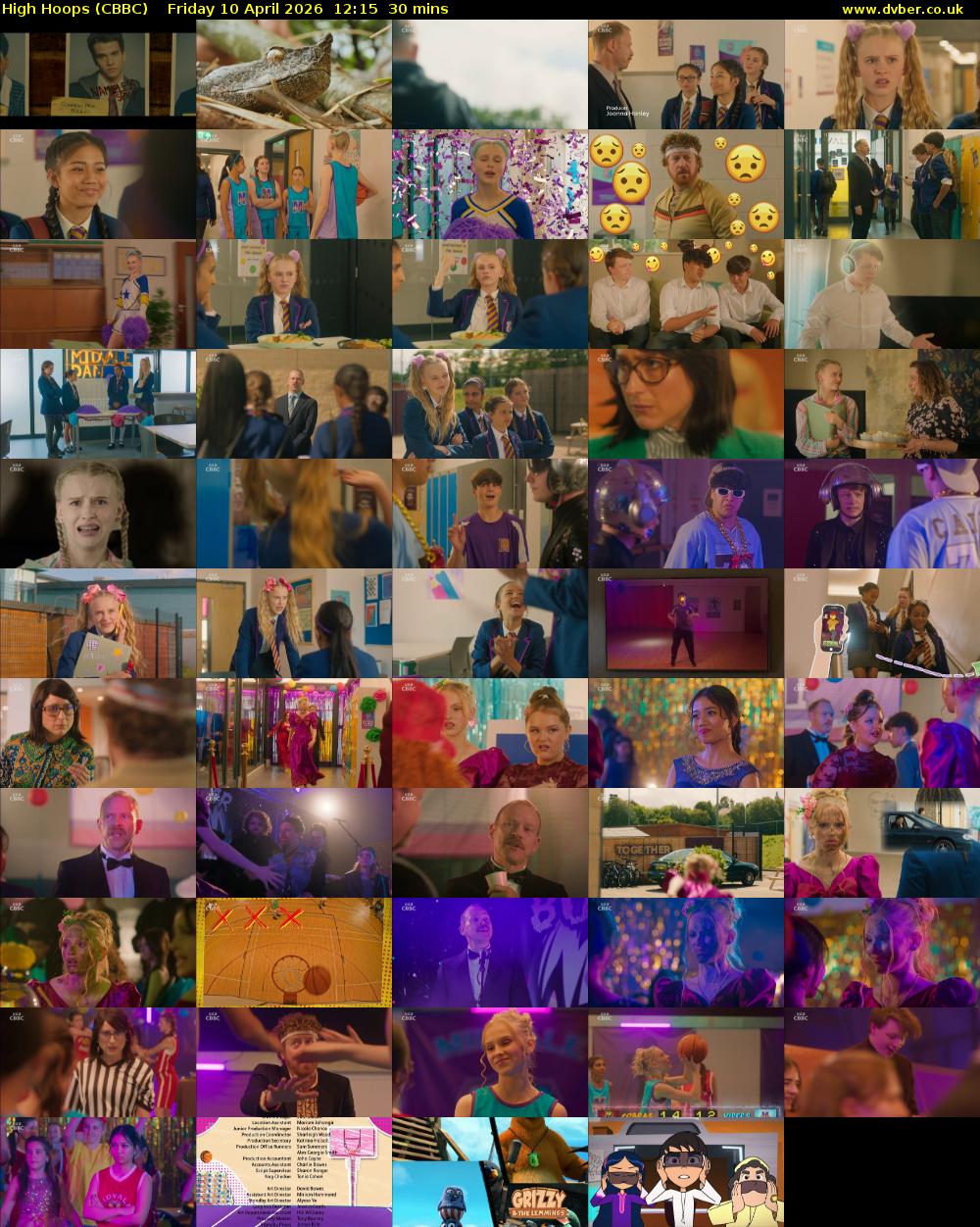 High Hoops (CBBC) Friday 10 April 2026 12:15 - 12:45