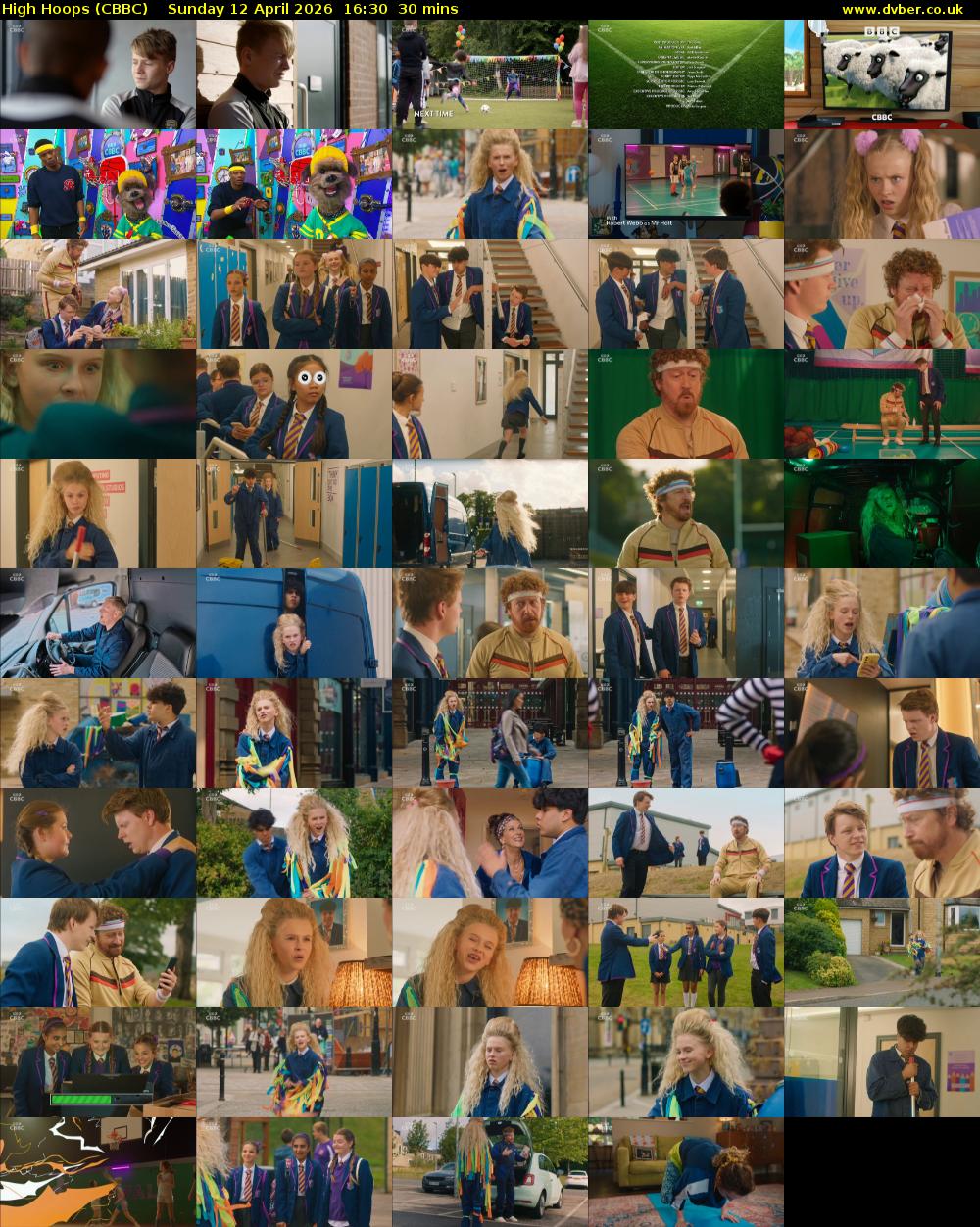High Hoops (CBBC) Sunday 12 April 2026 16:30 - 17:00