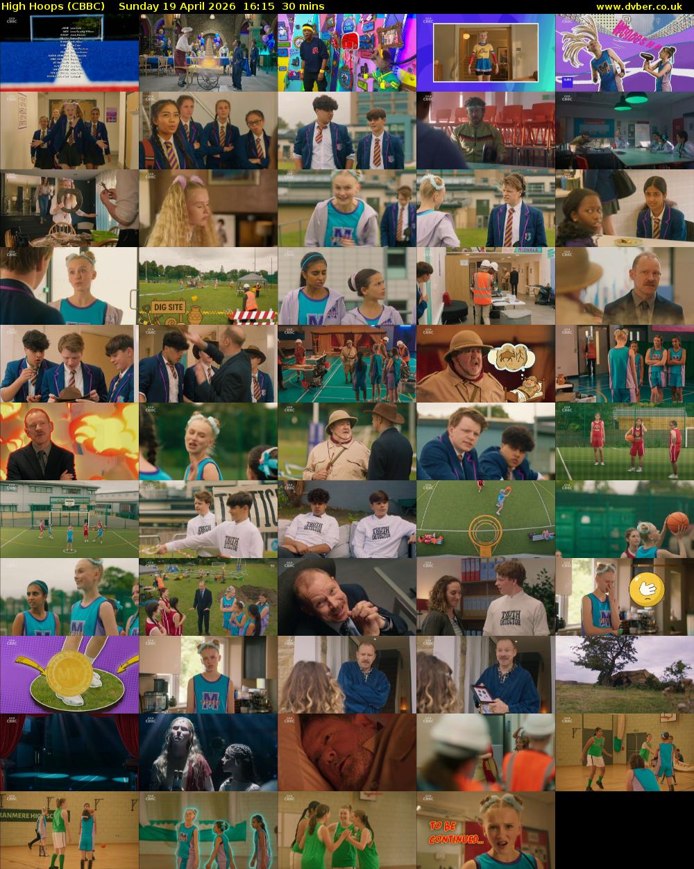 High Hoops (CBBC) Sunday 19 April 2026 16:15 - 16:45
