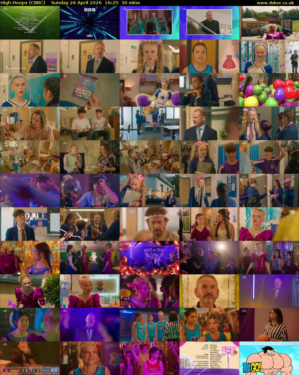 High Hoops (CBBC) Sunday 26 April 2026 16:25 - 16:55