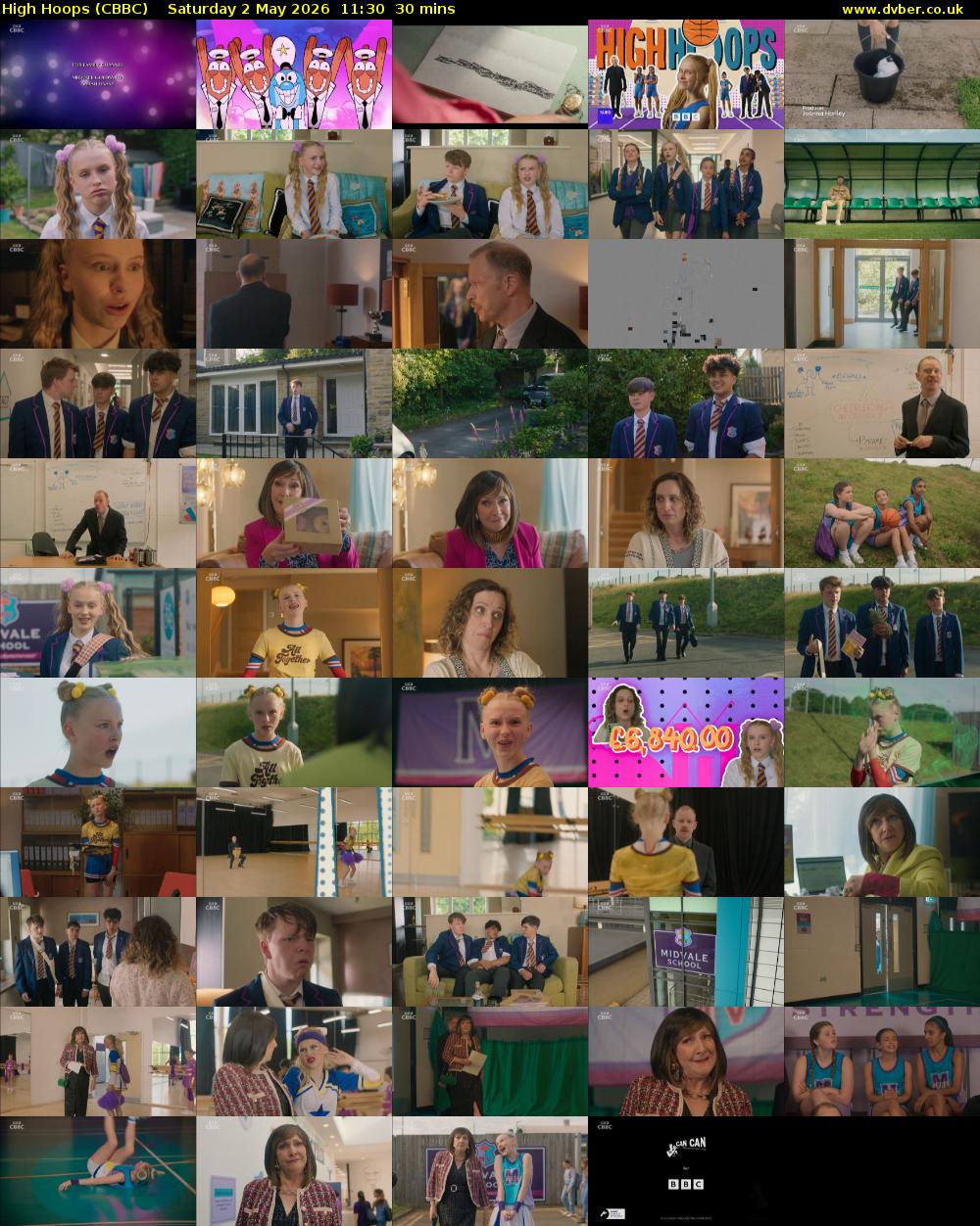High Hoops (CBBC) Saturday 2 May 2026 11:30 - 12:00