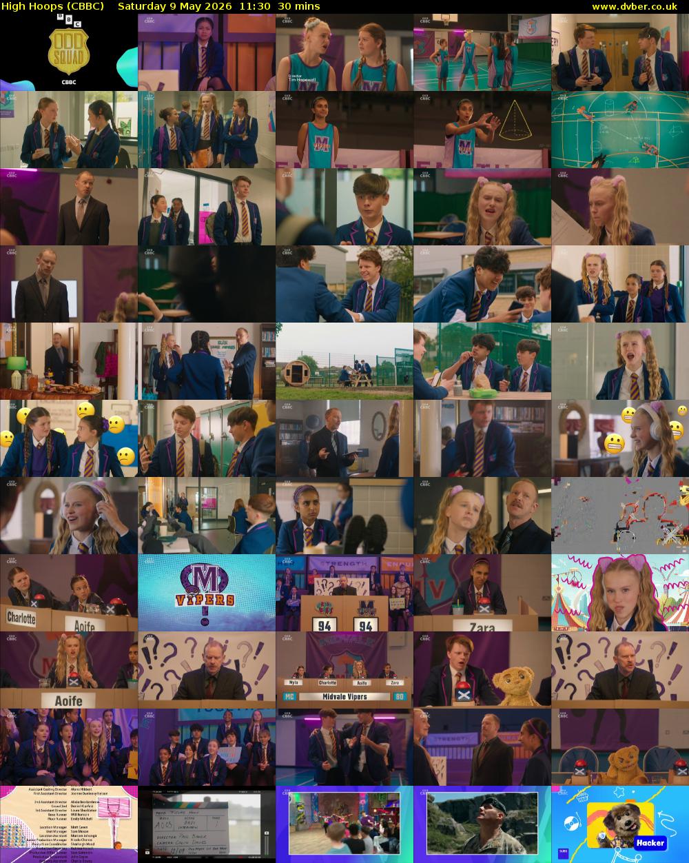 High Hoops (CBBC) Saturday 9 May 2026 11:30 - 12:00