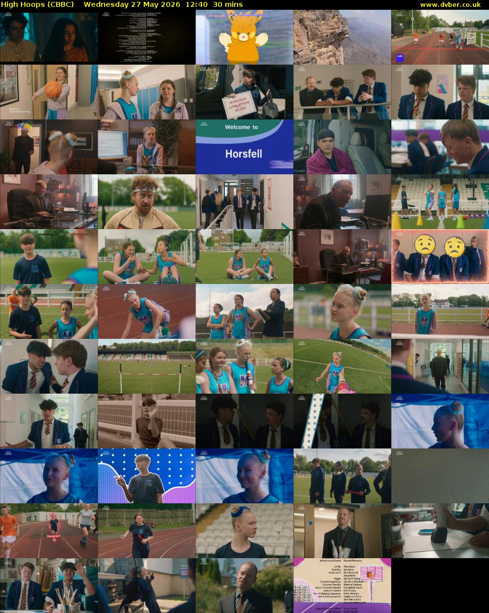 High Hoops (CBBC) Wednesday 27 May 2026 12:40 - 13:10