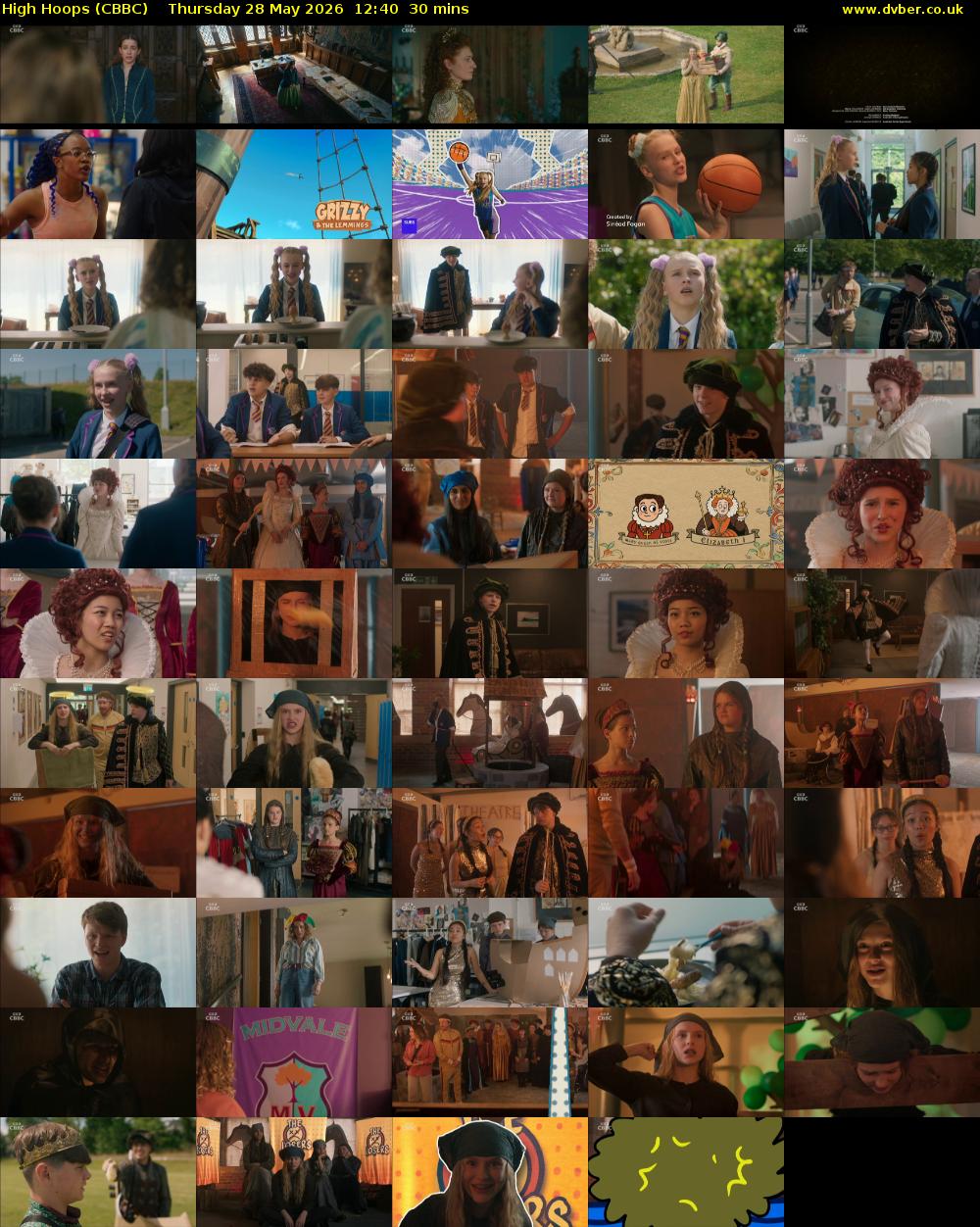 High Hoops (CBBC) Thursday 28 May 2026 12:40 - 13:10