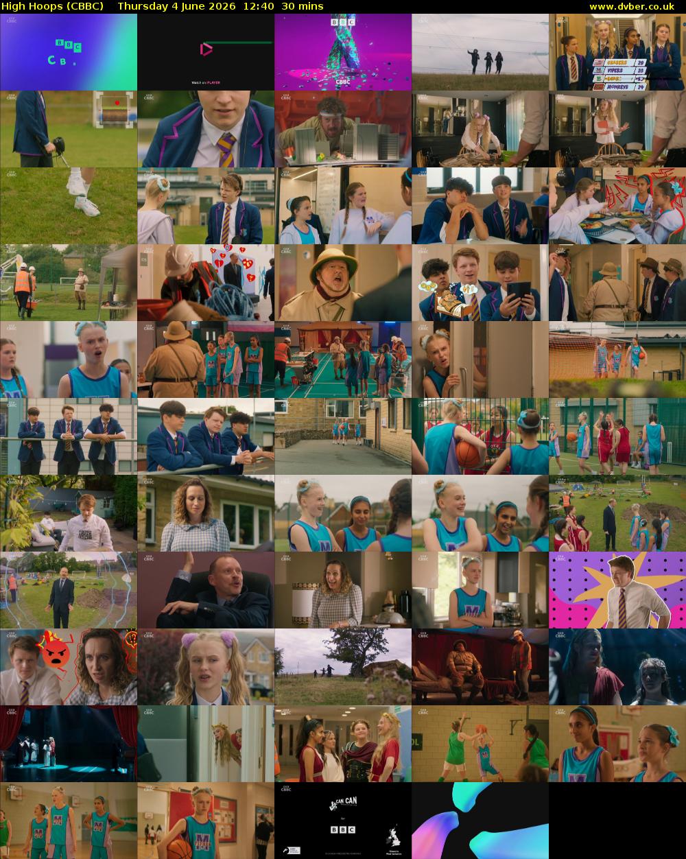 High Hoops (CBBC) Thursday 4 June 2026 12:40 - 13:10