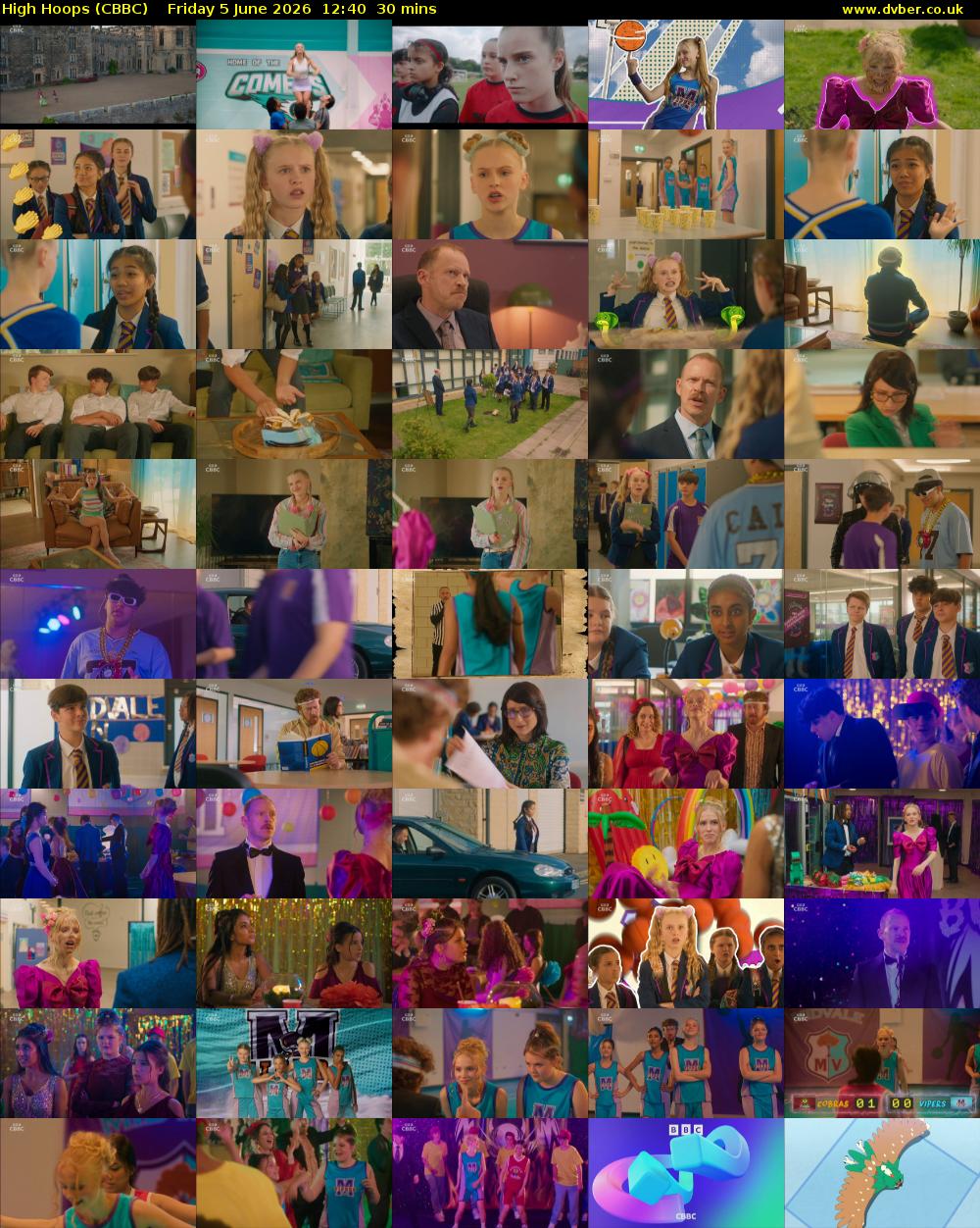 High Hoops (CBBC) Friday 5 June 2026 12:40 - 13:10
