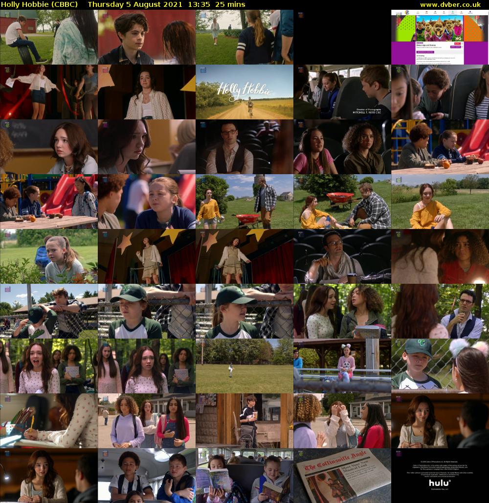 Holly Hobbie (CBBC) Thursday 5 August 2021 13:35 - 14:00