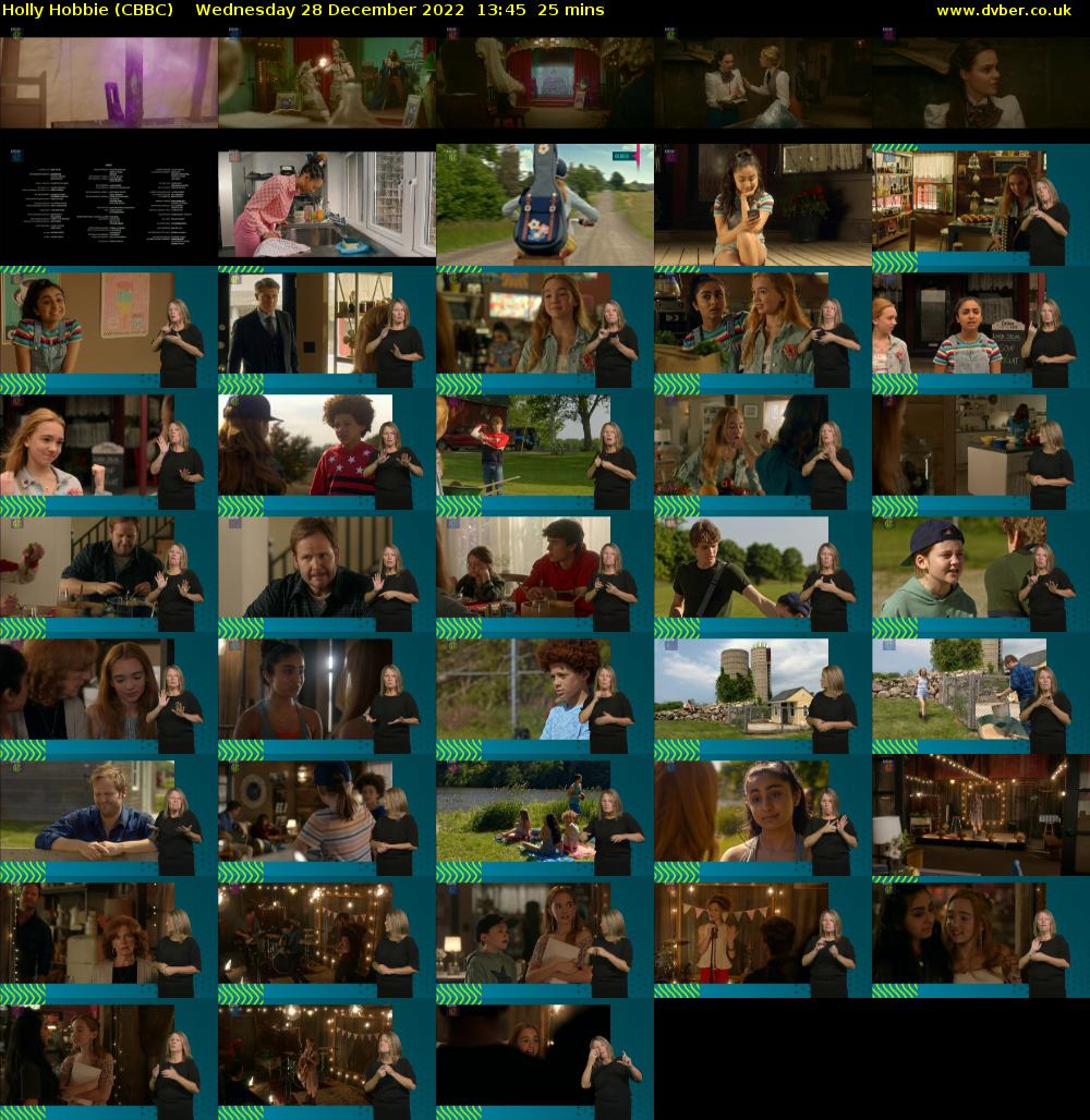 Holly Hobbie (CBBC) Wednesday 28 December 2022 13:45 - 14:10