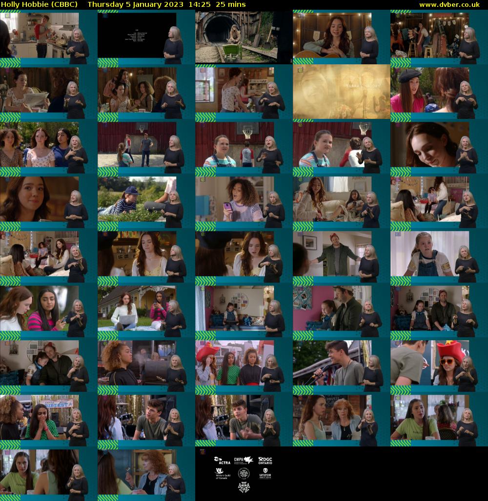 Holly Hobbie (CBBC) Thursday 5 January 2023 14:25 - 14:50