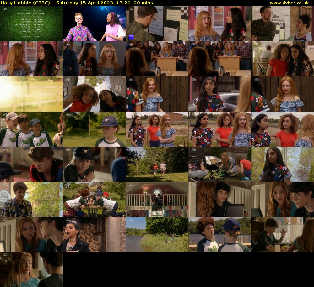 Holly Hobbie (CBBC) Saturday 15 April 2023 13:20 - 13:40