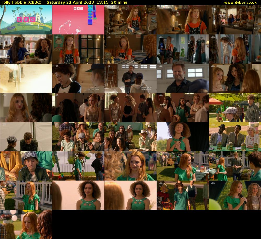 Holly Hobbie (CBBC) Saturday 22 April 2023 13:15 - 13:35