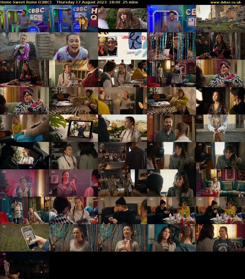 Home Sweet Rome (CBBC) Thursday 17 August 2023 18:00 - 18:25