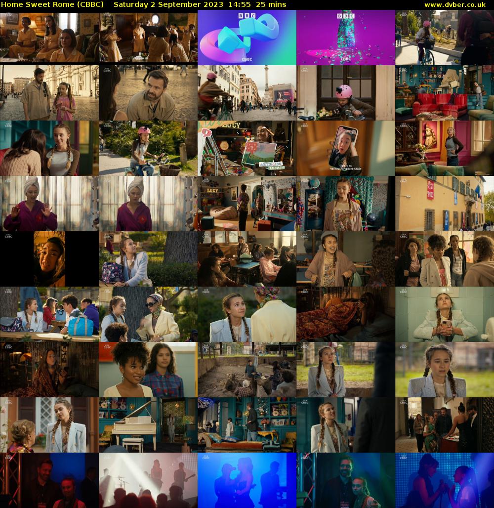 Home Sweet Rome (CBBC) Saturday 2 September 2023 14:55 - 15:20