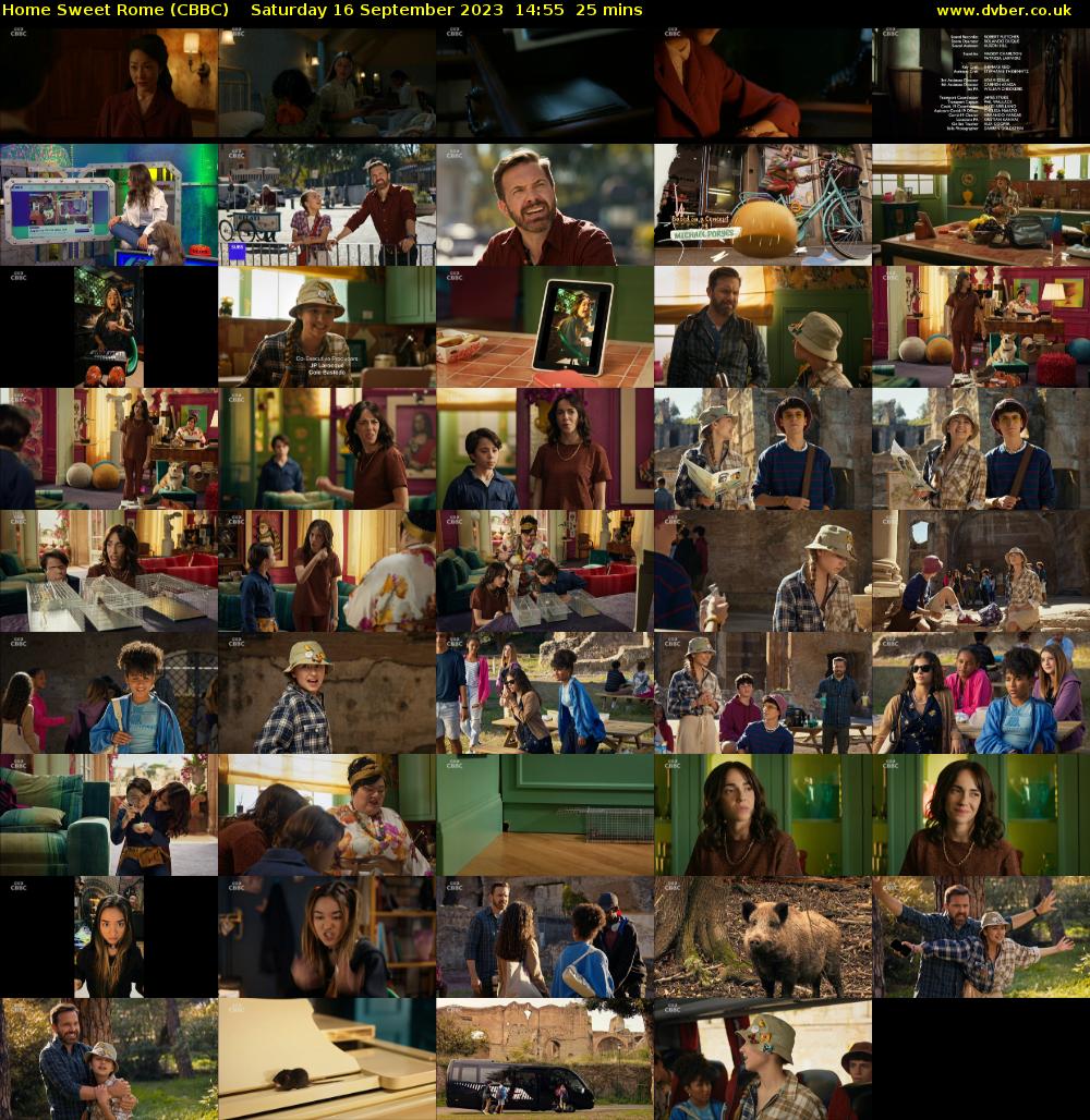 Home Sweet Rome (CBBC) Saturday 16 September 2023 14:55 - 15:20