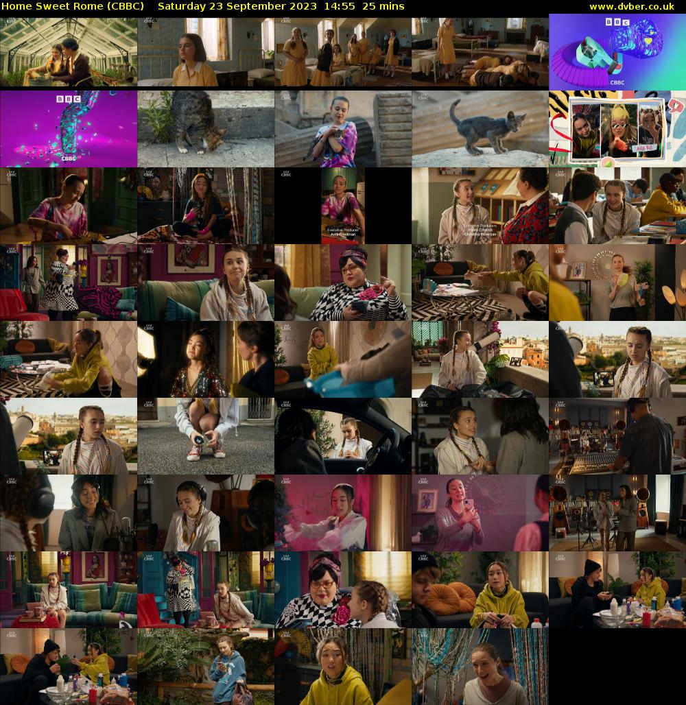 Home Sweet Rome (CBBC) Saturday 23 September 2023 14:55 - 15:20